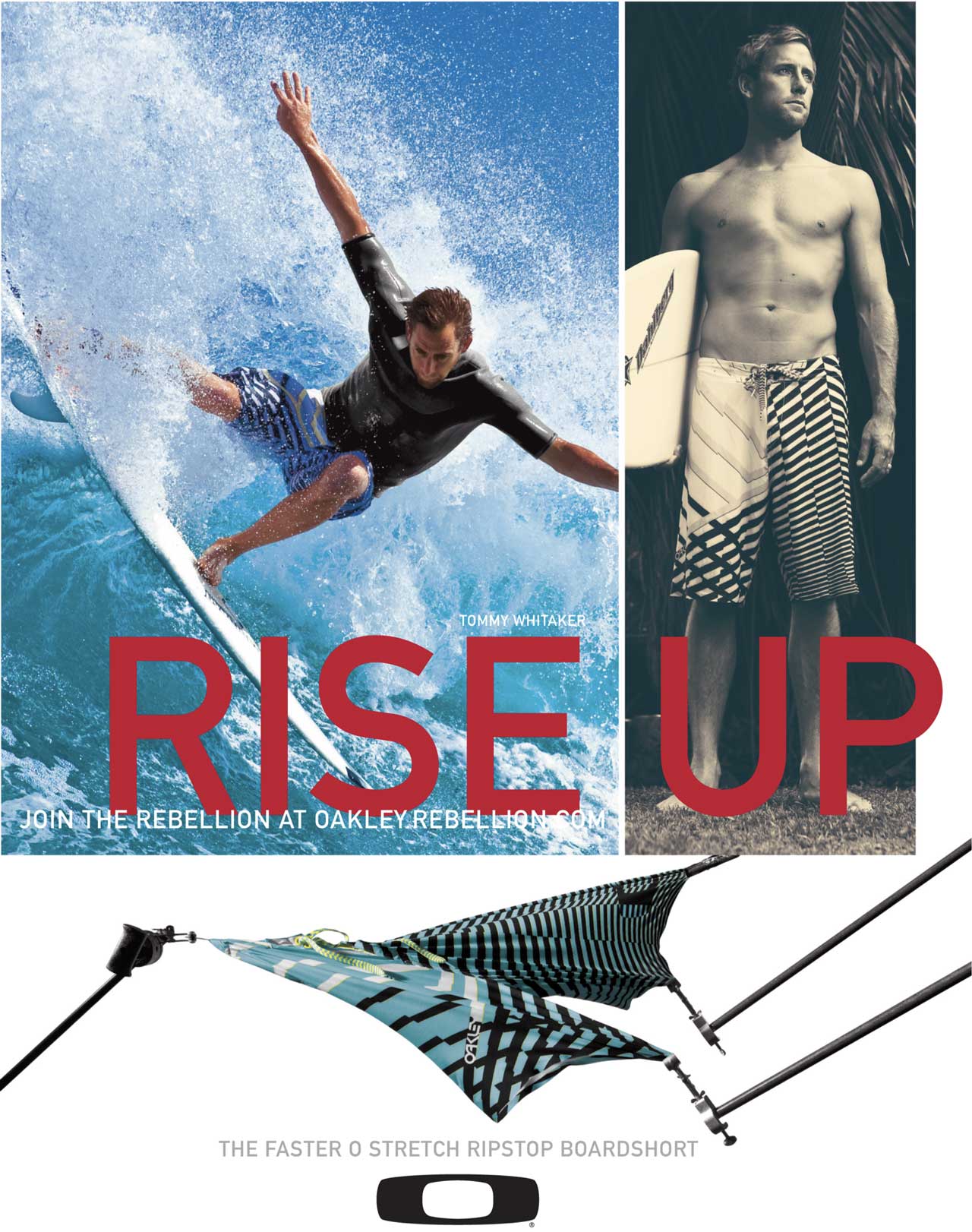 oakley rise up branding image